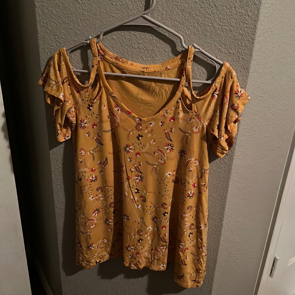Yellow blouse